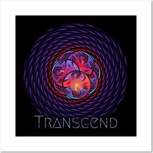 Abstract Transcend Fractal Posters and Art